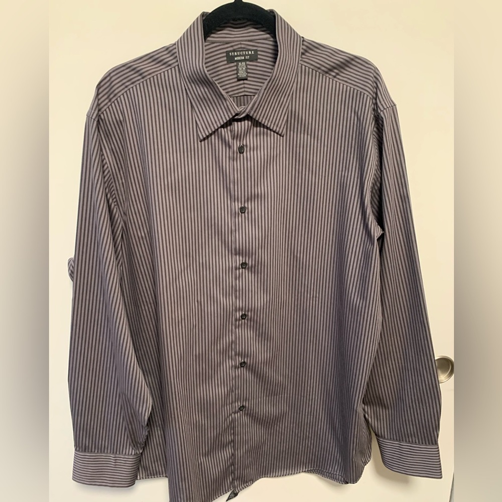 Men’s Structure Dress Shirt XL 17-17 1/2- 34/35